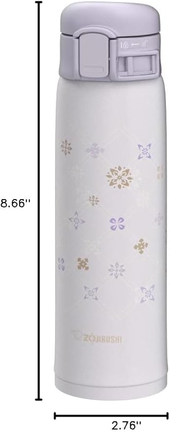 Zojirushi SM-SG48EVP Stainless Mug, 16-Ounce, Classy Purple