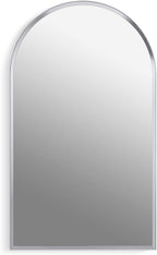Kohler 36540-CPL Verdera® Medicine Cabinet Mirror, Arched Design, Left-Hinged, Mirrored Interior, Adjustable Shelves, Rustproof, 20 in. W x 34 in. H, Polished Chrome
