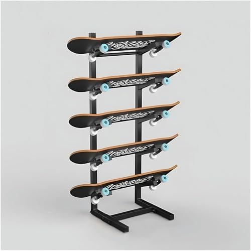 Snowboard Storage Rack,Floor-Standing ski Storage Rack, Home Gym Storage Rack, Sample Board Display Rack, Exercise mat Storage Rack (Black 35x25x136 cm/14x10x54 in)
