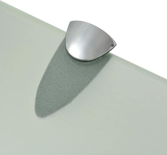 vidaXL Floating Shelf Frosted Tempered Glass Wall mounting