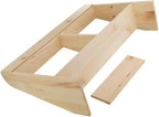 Renovators Supply Manufacturing Computer Shelves Unfinished Pine Wood Shelf Kit