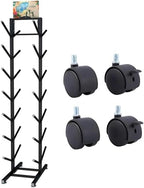 Heavy Duty Ski Storage Rack - 7 Pair Freestanding Metal Holder for Home Gym & Garage - Durable Steel Display Stand for Organizing Skis & Snowboards
