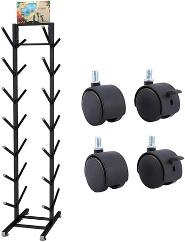 Heavy Duty Ski Storage Rack - 7 Pair Freestanding Metal Holder for Home Gym & Garage - Durable Steel Display Stand for Organizing Skis & Snowboards