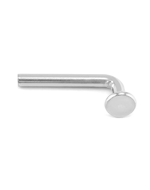 QWORK Pallet Rack Drop Pin, 50 Pcs M8x57mm Accessory Shelving System, Heavy Duty J Bolt Safety Universal Pins, Cross Beam Locker Drop Pin for Warehouse, Home