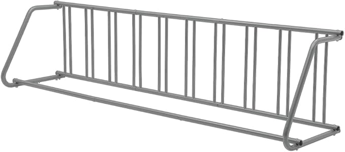 Floor Bike Rack, Sigle-Side 10-Bike Rack 122" L,Grid Bikes Racks In Ground, Freestanding Bicycle Floor Parking Stand, Stand Bike Racks for Garages Streets Yards Bike Events
