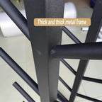 Heavy Duty Ski Storage Rack - 7 Pair Freestanding Metal Holder for Home Gym & Garage - Durable Steel Display Stand for Organizing Skis & Snowboards