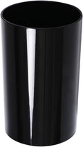UPKOCH Kitchen Utensil Organizer Black Storage Tube for Cooking Tools and Cutlery Holder Compact Flatware Container for Kitchen Countertop Organization