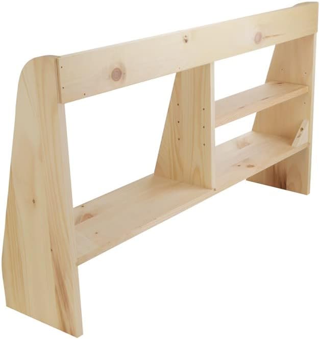 Renovators Supply Manufacturing Computer Shelves Unfinished Pine Wood Shelf Kit