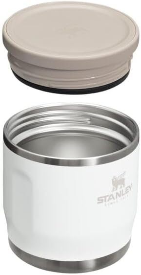 STANLEY Adventure To-Go Food Jar | Vacuum Insulated Food Container | Wide Mouth Screw On Lid | Packable for Travel | Stainless Steel with Leakproof Lid | BPA-Free