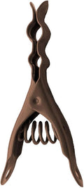Extreme Clothespins | Buffalo Brown | Solid 304 Stainless Steel | 20 Pack | Heavy Duty | Anti-Rust | Camping Pins | Clothes Pins | Chip Clips | Lifetime Product | No Plastic Parts | Made in Italy