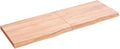 vidaXL Bathroom Countertop, Bathroom Vanity Top, Wooden Live Edge Worktop, Bathroom Vanity Countertop, Light Brown Treated Solid Wood