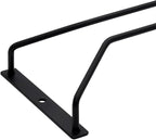 8.8-Inch Wine Glass Rack - Under Cabinet Stemware Wine Glass Holder Glasses Storage Hanger Metal Organizer for Bar Kitchen Black (1 Rows, 3 Pack)
