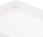 3/4 Tier Rolling Laundry Baskets Cart With Wheels,Laundry Hamper Sorter, Plastic Clothes Storage Hamper,for Kitchens, Laundry Rooms,Bedrooms (White-3)