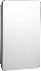 VEVOR Medicine Cabinet, 16 x 24 inch, Medicine Cabinet for Bathroom with Mirror, Aluminum Frame Bathroom Wall Cabinet, 2-Layer Adjustable Shelves, Recessed & Wall-Mounted Installation