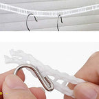 Clothesline 5m 1.64ft Length 2 Pack Camping Red White Clothes Drying Rope Portable Windproof Travel for Indoor Outdoor Laundry