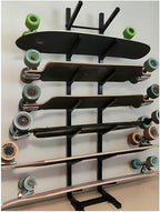 Snowboard Storage Rack,Floor-Standing ski Storage Rack, Home Gym Storage Rack, Sample Board Display Rack, Exercise mat Storage Rack (Black 25x25x51 cm/10x10x20 in)