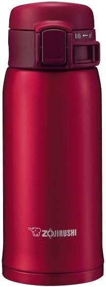 Zojirushi SM-SE36RZ Stainless Steel Vacuum Insulated Mug, 12-Ounce, Garnet Red