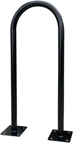 Sandbaggy In Ground Bike Rack | U Shaped, Commercial, Outdoor, 1 Loop, Steel | Black, 14.5" x 34" (20)