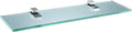 XVL Tempered Glass Shelf Bathroom 20 Inches Wall Mount Rectangular Shelves,Brushed GS3002AM