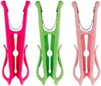 Smartest Heavy Duty Clothespins with Hooks (30 Pack Multi) Bright Pink-Pastel Pink-Pastel Green - 3 (10 Packs) Hang 3 Garments at Once-Tough, Dual Hooks, & Anti-Rust Spring - Durable, Colorful