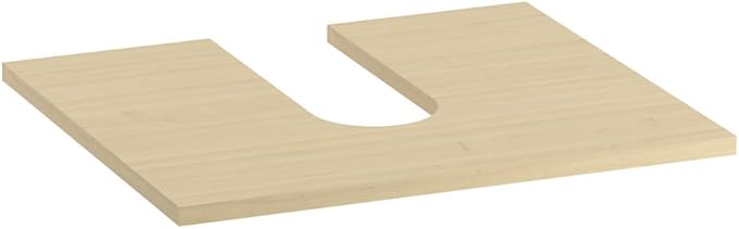 KOHLER 99677-SH10-1WR Adjustable Shelf for KOHLER 48-Inch Tailored Vanities with 2 Doors 6 Drawers, Natural Maple