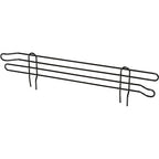 Nexel Wire Shelf Ledge, 54"W x 4"H, Chrome