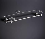 Premium Stainless Steel Kitchen Tool Utensil Organizer Rack with Movable Hooks for Pan Pot,Wall Mount (24"-12Hooks Version B)