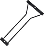 9.6-Inch Wine Glass Rack - Under Cabinet Stemware Wine Glass Holder Glasses Storage Hanger Metal Organizer for Bar Kitchen Black (1 Rows, 3 Pack)