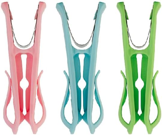 Smartest Heavy Duty Clothespins with Hooks (30 Pack Multi) Bright Pink-Pastel Pink-Pastel Green - 3 (10 Packs) Hang 3 Garments at Once-Tough, Dual Hooks, & Anti-Rust Spring - Durable, Colorful