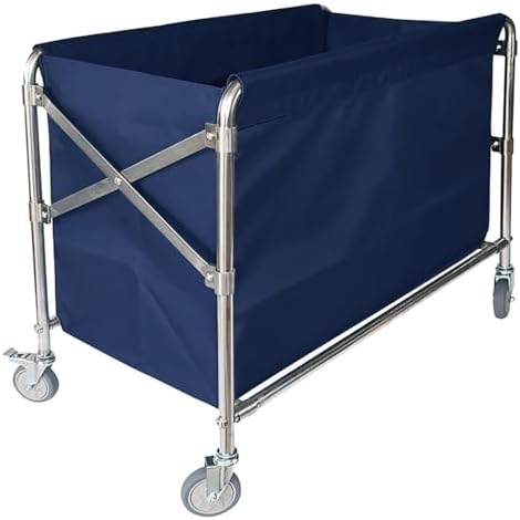 Removable Laundry Cart Liner Bag - Durable Ox Cloth Storage for Rolling Basket - Heavy-Duty, Waterproof, Easy-Clean Laundry Organizer - Perfect for Home & Travel