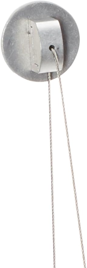 Spancraft Glass CR-4.75x24-Brushed Steel Crane Glass Shelf, Brushed Steel, 4.75" x 24"
