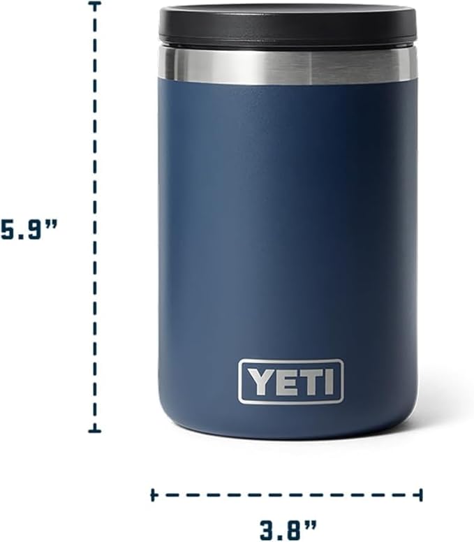 YETI Rambler 16 oz Food Jar, Vacuum Insulated, Stainless Steel, With Airtight Lid, Solar Flare