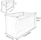 Removable Laundry Cart Liner Bag - Durable Ox Cloth Storage for Rolling Basket - Heavy-Duty, Waterproof, Easy-Clean Laundry Organizer - Perfect for Home & Travel