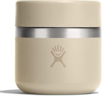 Hydro Flask Food Jar – Insulated Stainless Steel, Snack Travel Container for Hot Food, Lunch, & Soup 8 Oz Oat Tan