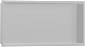 hansgrohe XtraStoris Original Recessed Wall Niche with Integrated Frame 12"x 24"x 4" in Concrete Grey, 56064380