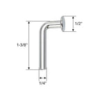 QWORK Pallet Rack Drop Pin, Heavy Duty J Bolt Safety Universal Pins, Pack of 50, M7x30mm
