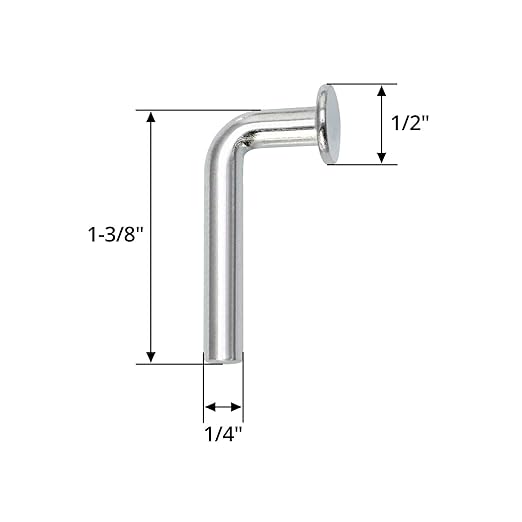 QWORK Pallet Rack Drop Pin, Heavy Duty J Bolt Safety Universal Pins, Pack of 50, M7x30mm