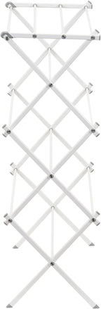 Household Essentials White 5119-1 Indoor Metal Clothes Drying Rack for Laundry