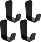 BESPORTBLE Ski Pole Holder Wall Mount for Fishing Poles and Hockey Stick Storage Functional Hanging Racks for Trekking 2 Pairs Compact 2.48X1.37X1.02In Space Saving Garage and Home Organiz
