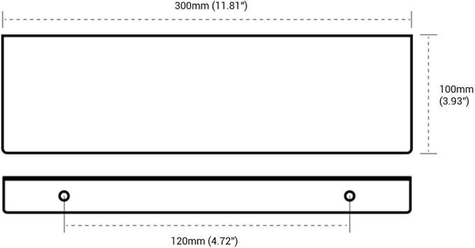 TRUSTMI Floating Shelf Wall Mounted Brushed Gold SUS304 Stainless Steel Storage Shelves for Bathroom Kitchen Bedroom Home Décor, (12 inch x 4 inch), Brushed Brass