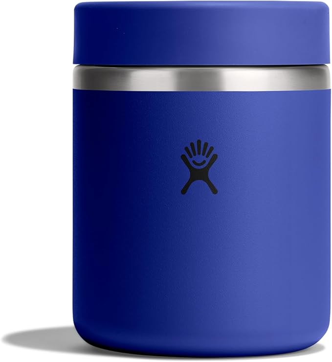 Hydro Flask Food Jar – Insulated Stainless Steel, Snack Travel Container for Hot Food & Soup 28 Oz Capri Blue