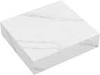 Monaco 24" Floating Vessel Sink Bathroom Shelf Floating Vanity Counter in White Marble(SM-VS252)