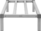 VEVOR Aluminum Dunnage Rack, 48” x 20” Commercial Food Floor Rack, 8” Off the Floor, 1000 lbs Capacity All-Welded Aluminum Storage, for Storage in Restaurants, Kitchens, Garages and Vehicles