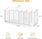 AIEVE 2 Pack Drink Packet Organizer, Water Drink Packet Holder with Removable Dividers for Pantry Organizers and Storage, Water Flavor Powder Mix Holder for Kitchen Storage Organization