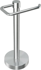 YUMORE Hand Towel Holder Stand Countertop Towel Rack Free Standing Towel Bar Hanger for Bathroom Kitchen (Brushed Nickel)