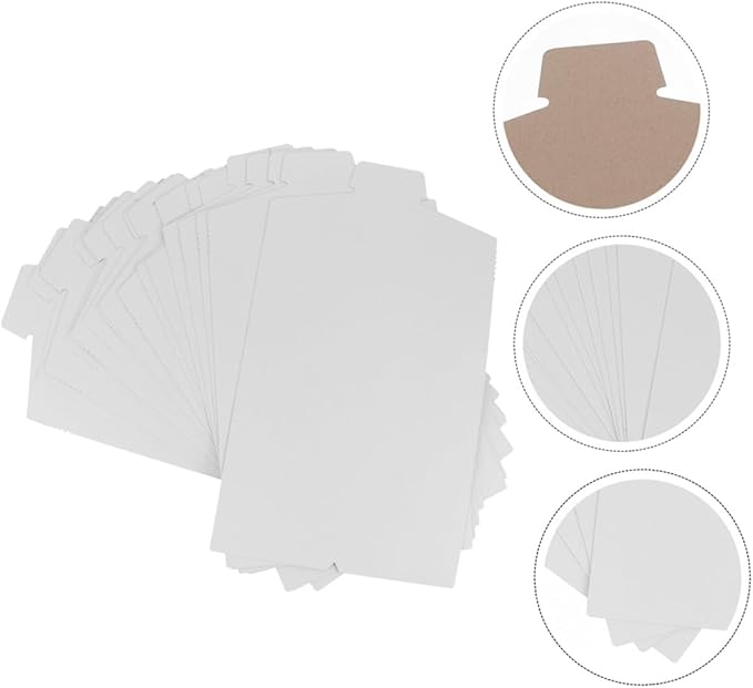 50pcs Cardboard Shirt Insert Board T-Shirt Paper Liner Folding Paperboard Laundry Organizer