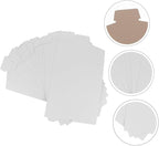 50pcs Cardboard Shirt Insert Board T-Shirt Paper Liner Folding Paperboard Laundry Organizer