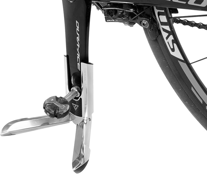 Topeak FlashStand Slim X – Ultra-Compact Folding Crank Arm Bike Stand for Road Bikes, Aluminum & Polymer Construction, Fits Shimano/SRAM/Campagnolo, with Storage Bag for Travel & Maintenance