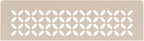 Schluter Rectangular Shelf for Prefabricated Kerdi Board SN/-SNLT Niches - 4mm Thick, Floral Design, Aluminum Material, Cream Finish - SNS1D5TSC