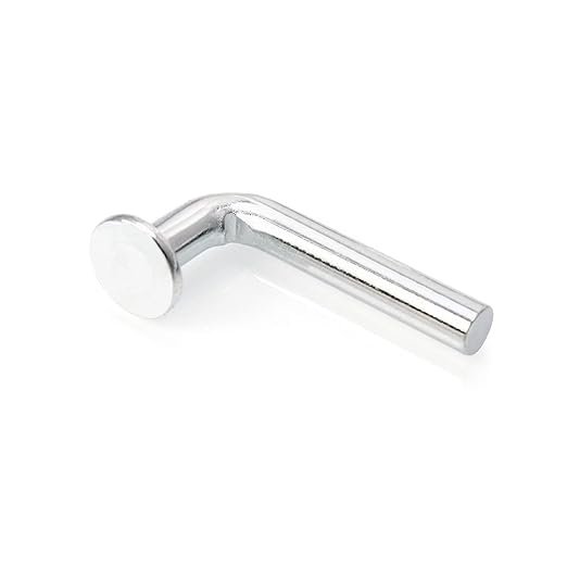 QWORK Pallet Rack Drop Pin, Heavy Duty J Bolt Safety Universal Pins, Pack of 50, M7x30mm